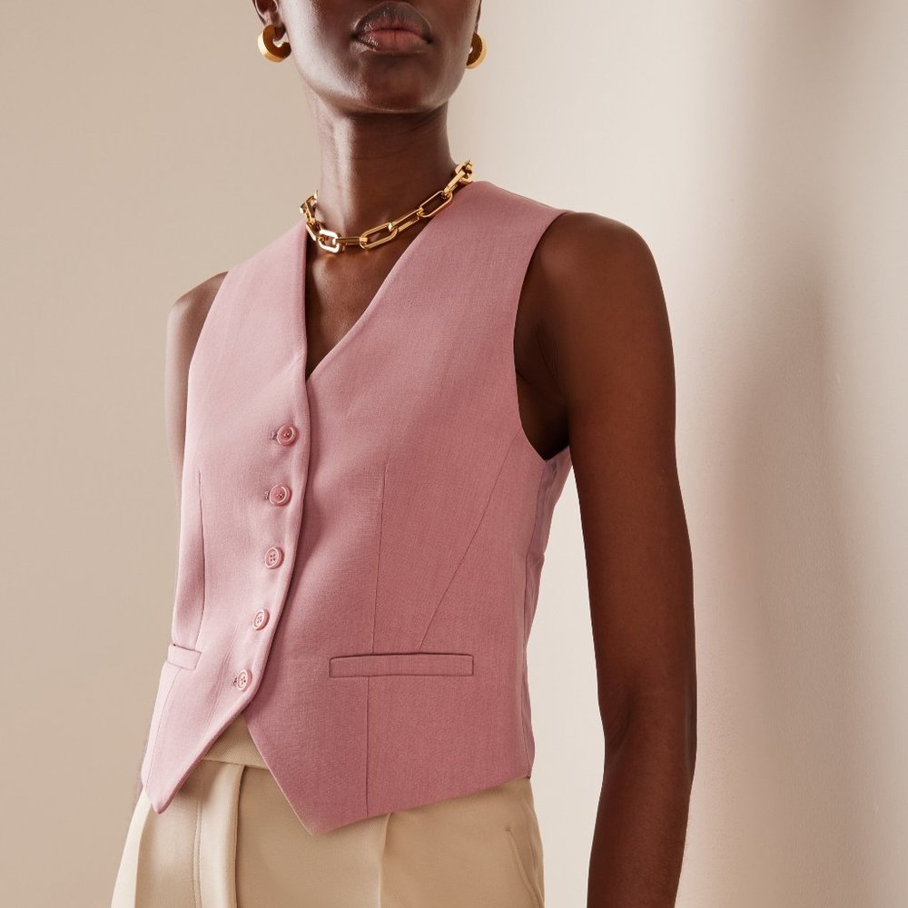 The Frankie Shop Pink Vest Top